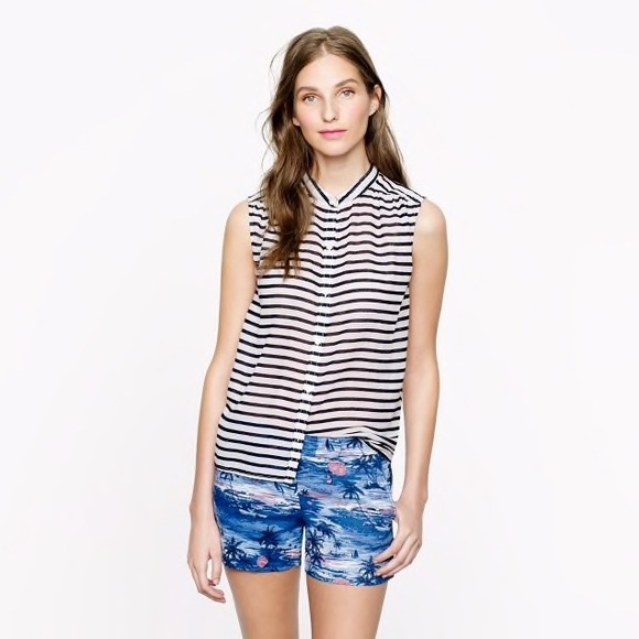 J. Crew Tops - J. Crew Popover Blouse